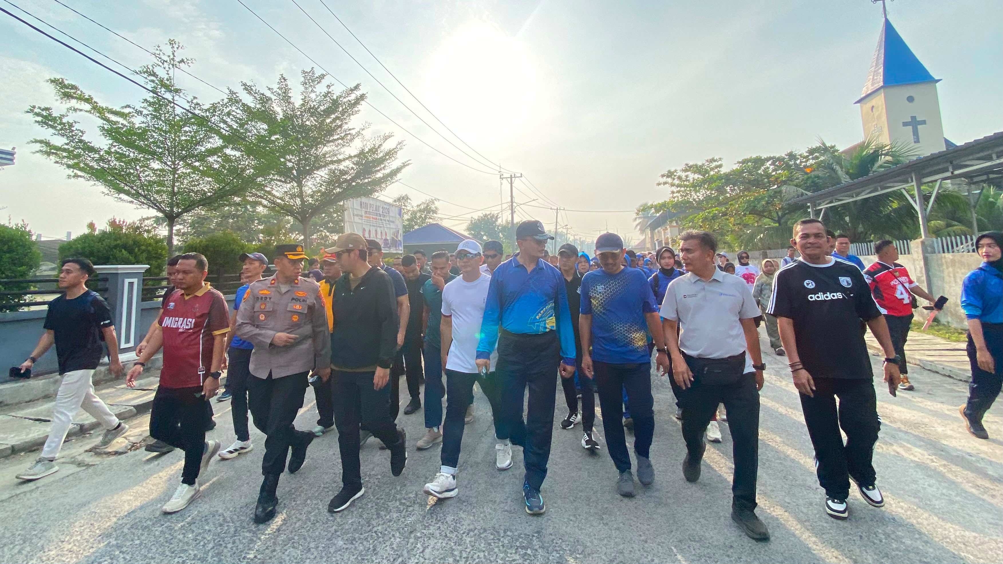 Care Free Day Perdana di Belawan, Pelindo Regional 1 Sebut Menjadi Ruang Positif Mendorong Pola Hidup Sehat