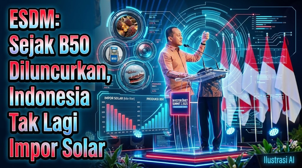 Sejak B50 Diluncurkan, Indonesia Tak Lagi Impor Solar