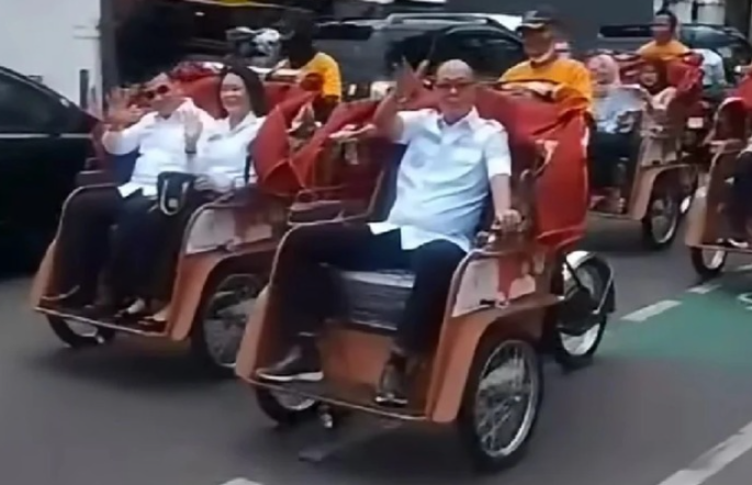 40 Becak Listrik Bantuan Presiden Prabowo Mengaspal di Sukabumi, Tukang Becak Tak Perlu Gowes Berat Lagi